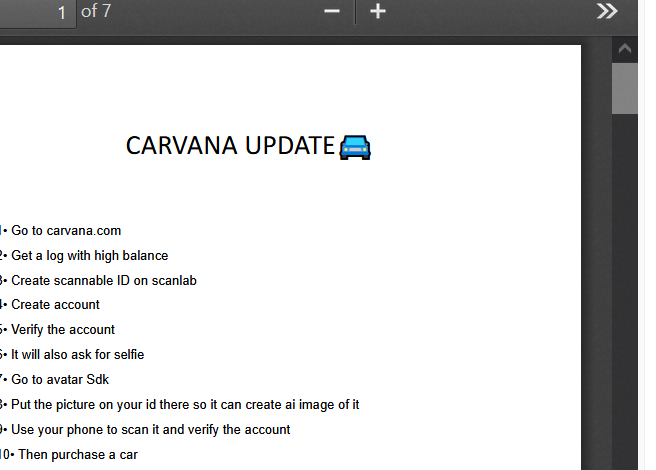 CARVANA UPDATE🚘📕Fresh-Method✔️-High-Quality-PDF-✔️Latest-
