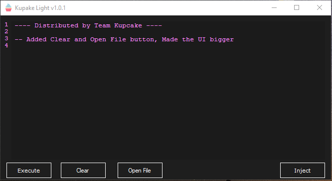 Release Kupcake Light Lua Executor Wearedevs Forum - roblox executor.rar