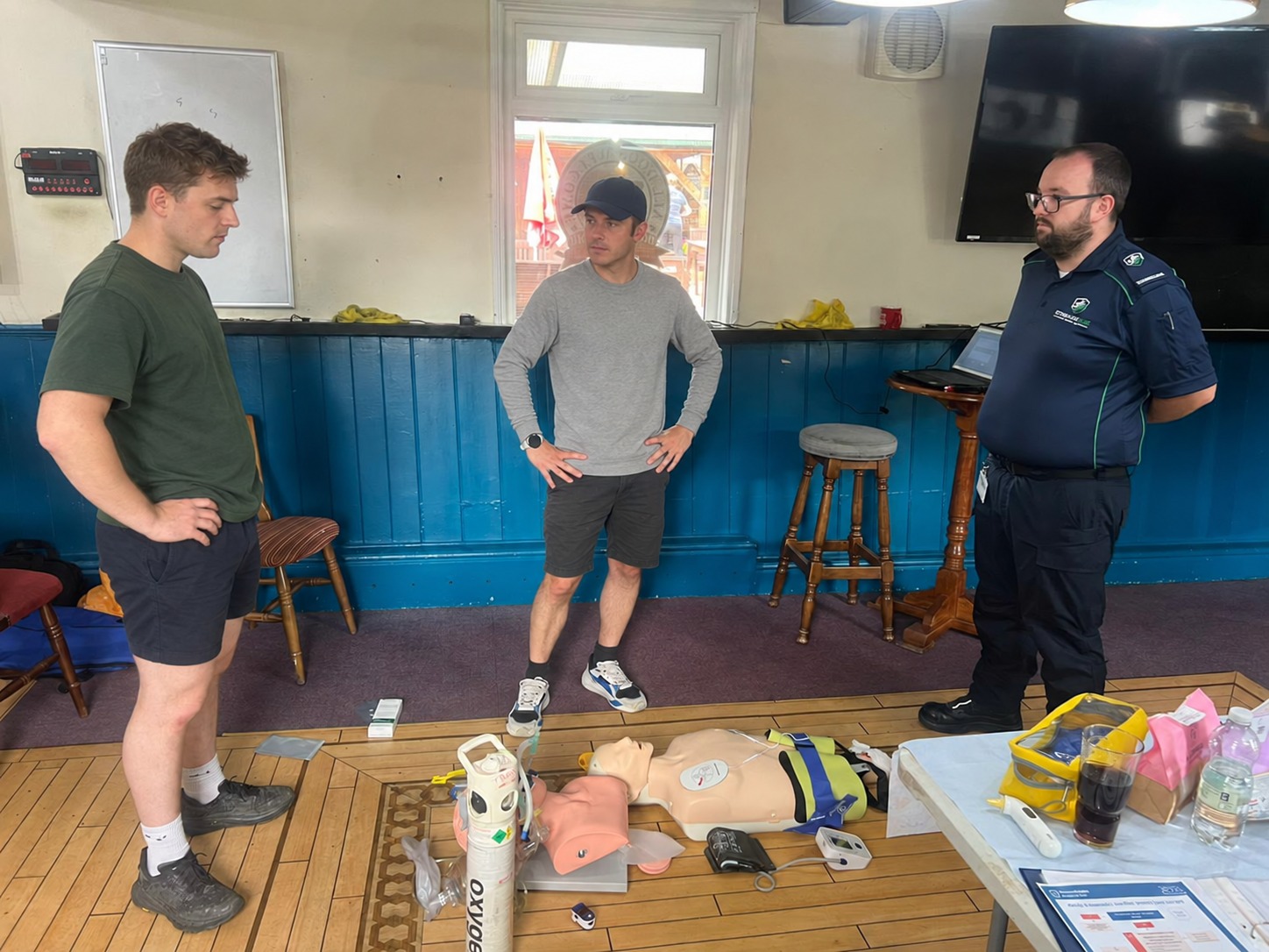 Practical first aid training
