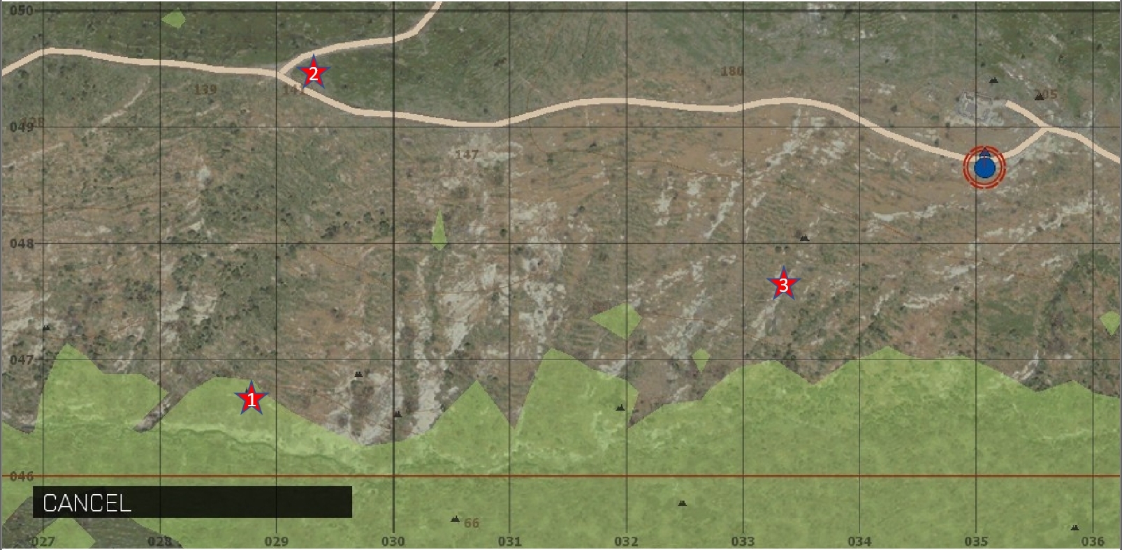 Arma 3 Guide - Grid Lines, Grid References, & Compass Bearings 