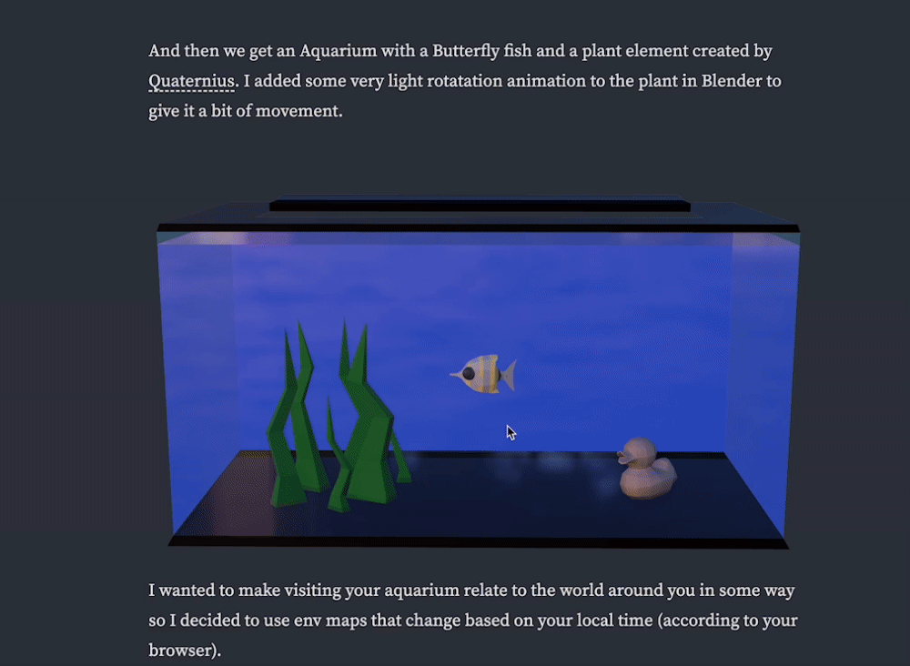 Web Aquarium