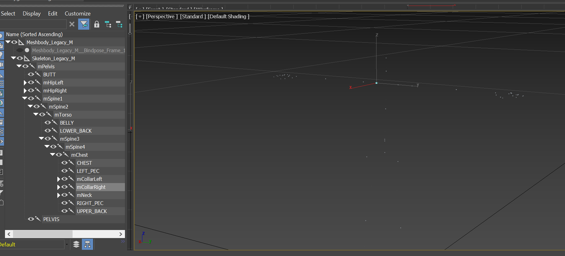 3dsmax how to show bones? — polycount