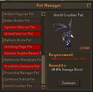 World Crusher Pet