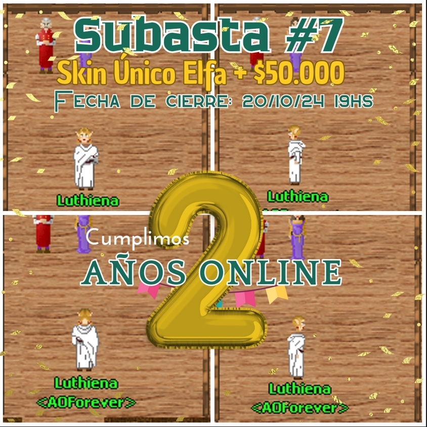 AOForever.cc | Subasta #7 $50.000 pesos + skin! E2d70d6763d57728e97ece2ed3531003