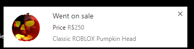 Headless Horseman On Sale Roblox - buying the headless horseman on roblox 31k robux headless head