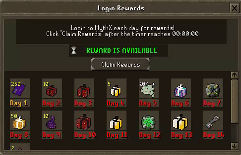 Daily Login Rewards