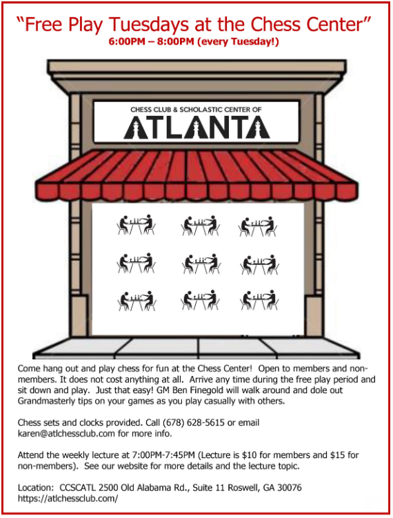 Atlanta chess clubs? : r/chess