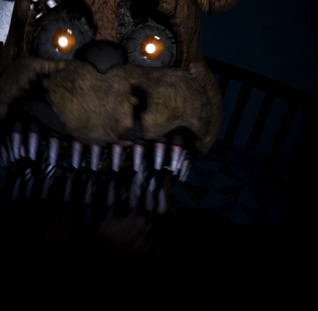 I inspected Nightmare Freddy's jumpscare, and found the Freddy plush  dissapears when he kills you. This is more proof the child is hallucinating  his plushies as killer animatronics. : r/fivenightsatfreddys