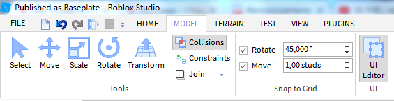 Tutorial How To Make A Gui Easy - roblox studio snap to grid