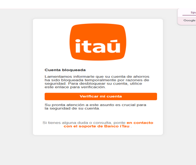 Banco iTau ️ Letter High Quality Send Inbox HTML 2025 ✅