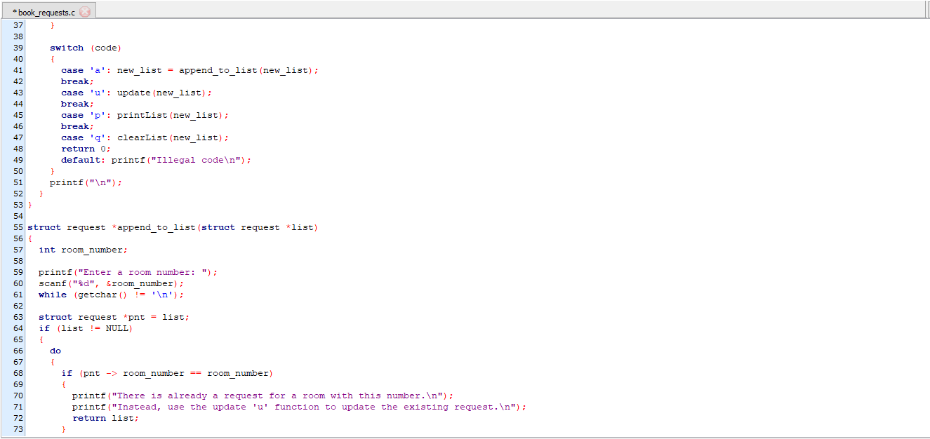 ***In C (60 points) Modify Project 8 program so that | Chegg.com