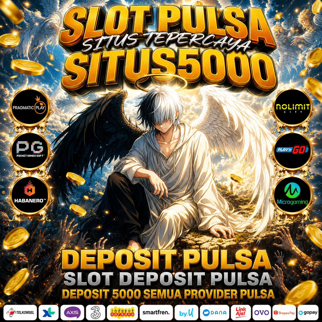 SITUS5000  - Akses Induk Slot Pulsa Transaksi Deposit 5000 Paling Murah Semua Provider Pulsa