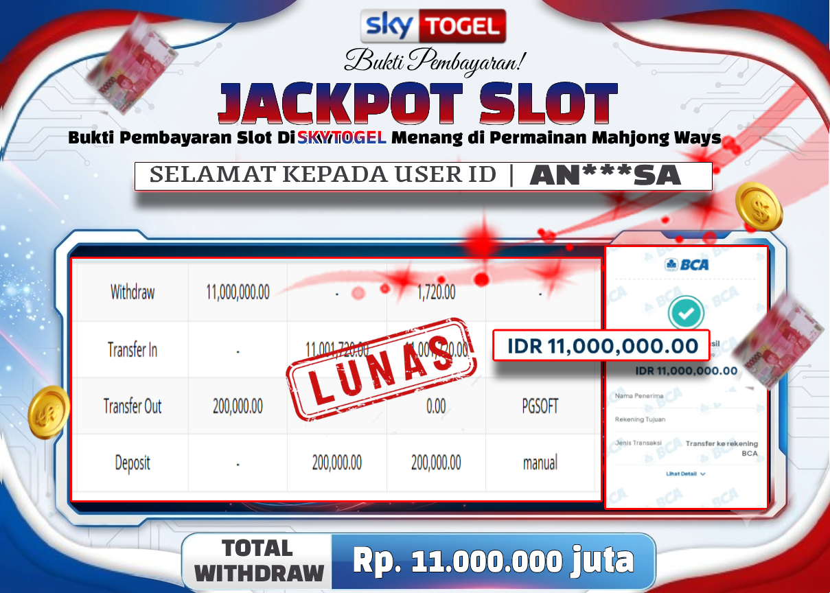 🏆 BUKTI   KEMENANGAN   Mahjong Ways  MEMBER   SKYTOGEL🏆