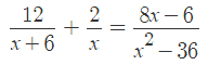 Equação Racional E5aef901600c331c4f43410262e23a75