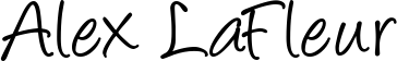 Signature - Commander Alex LaFleur