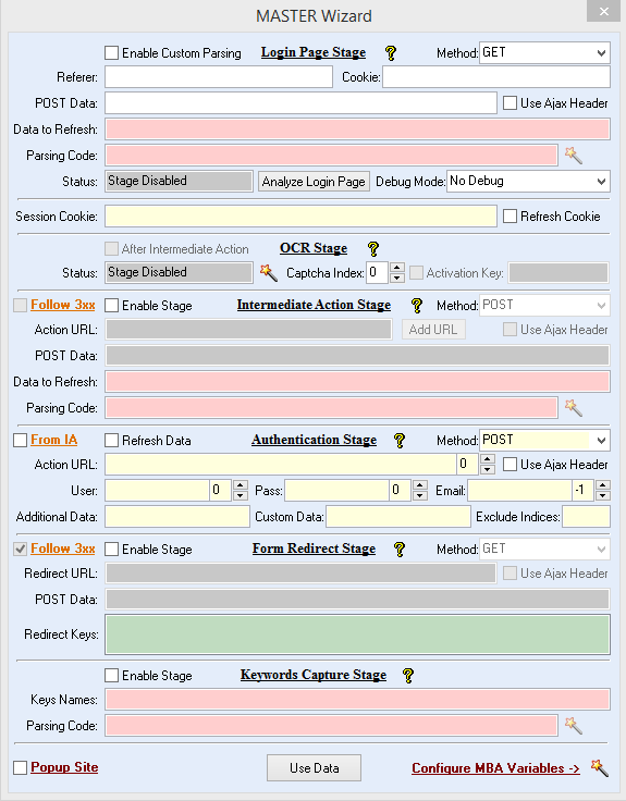 config sentry mba