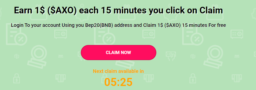 [CHOLLO] 1$ ($AXO) GRATIS cada 15 MINUTOS!