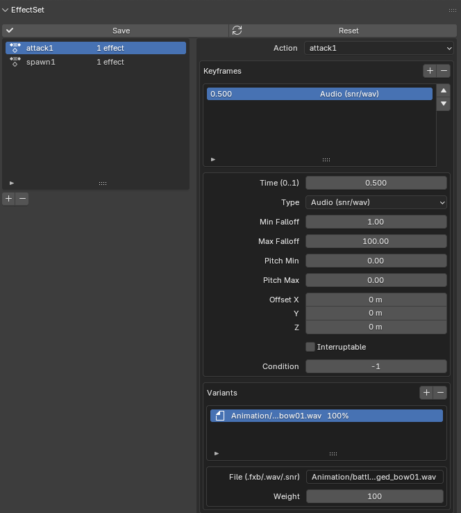 EffectSet audio example