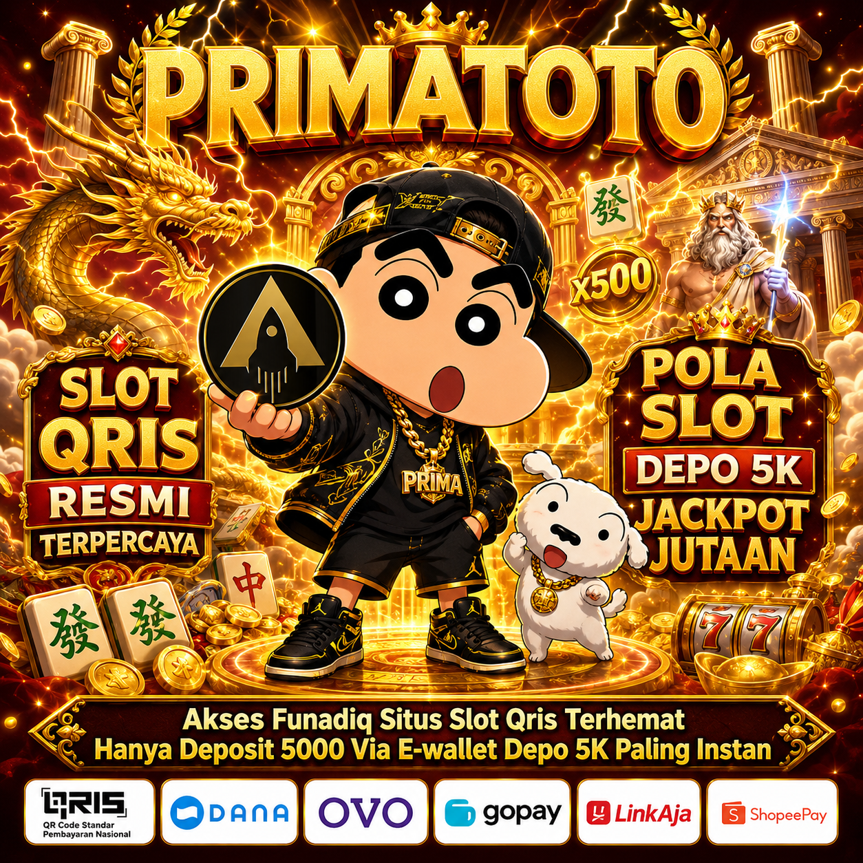 PRIMATOTO - Akses Funadiq Situs Slot Qris Terhemat Hanya Deposit 5000 Via E-wallet Depo 5K Paling Instan