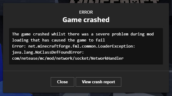 The game crash.