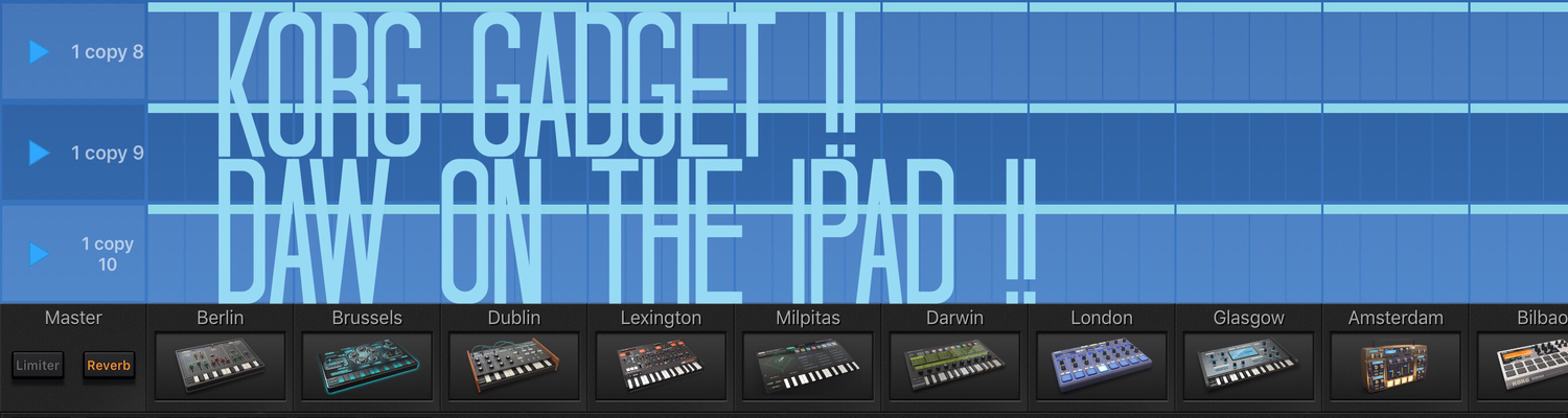 KORG Gadget !! DAW On The iPad !!