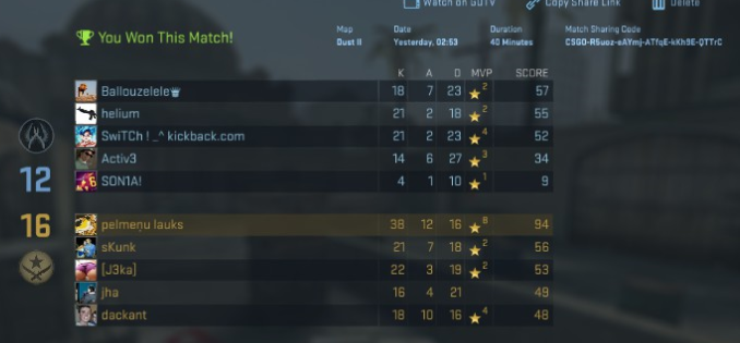 cs ir matchmaking 128 tick