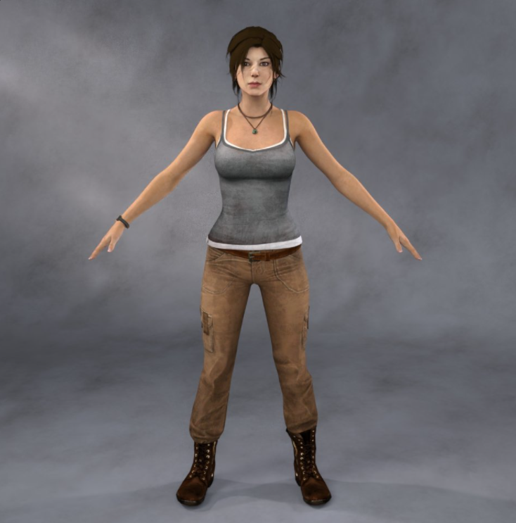 (2,000 Points) Lara Croft Reboot For Genesis 8 Female - Free Daz 3D Models