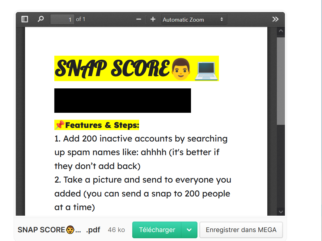 SNAP SCORE 👨💻 Method   📌Fresh-Method☑️-High-Quality-PDF-☑️Latest-