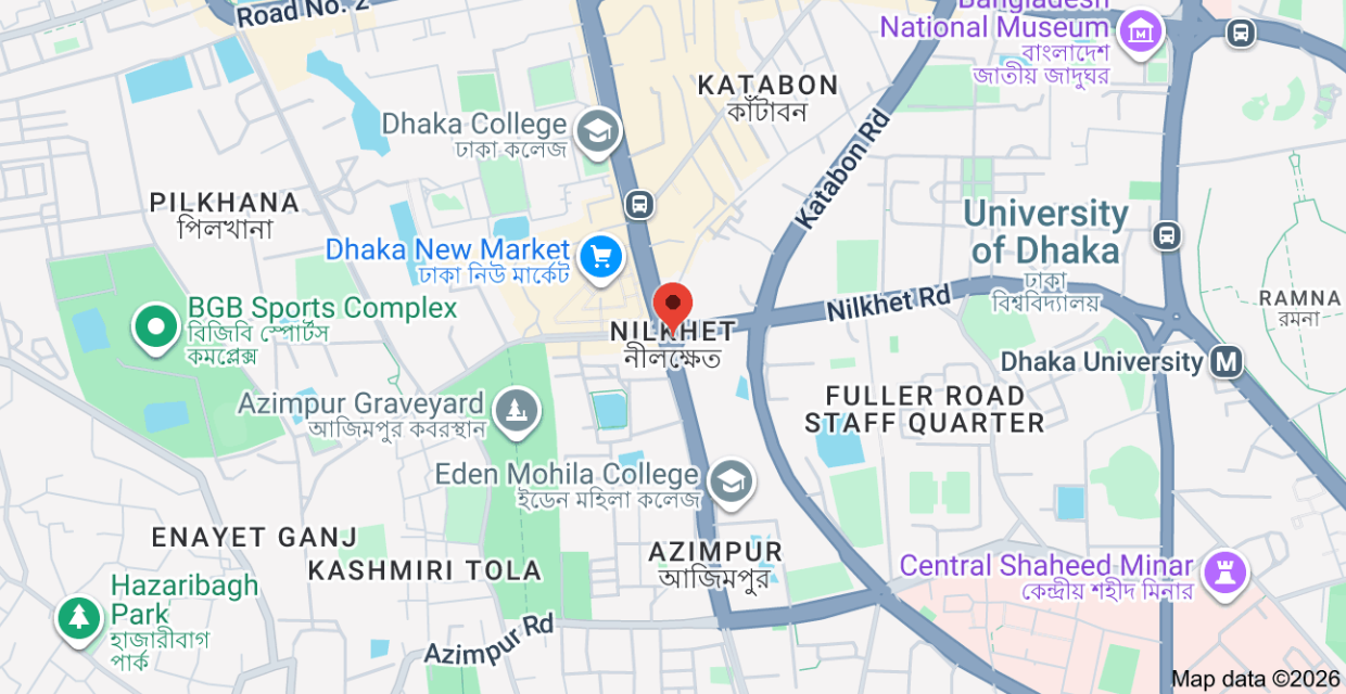 Nilkhet on map