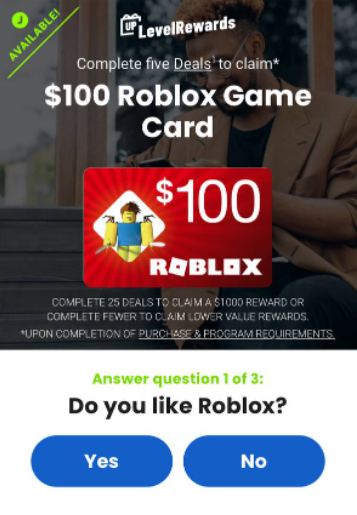 [Rewards] AU | Roblox $100 | Incent 