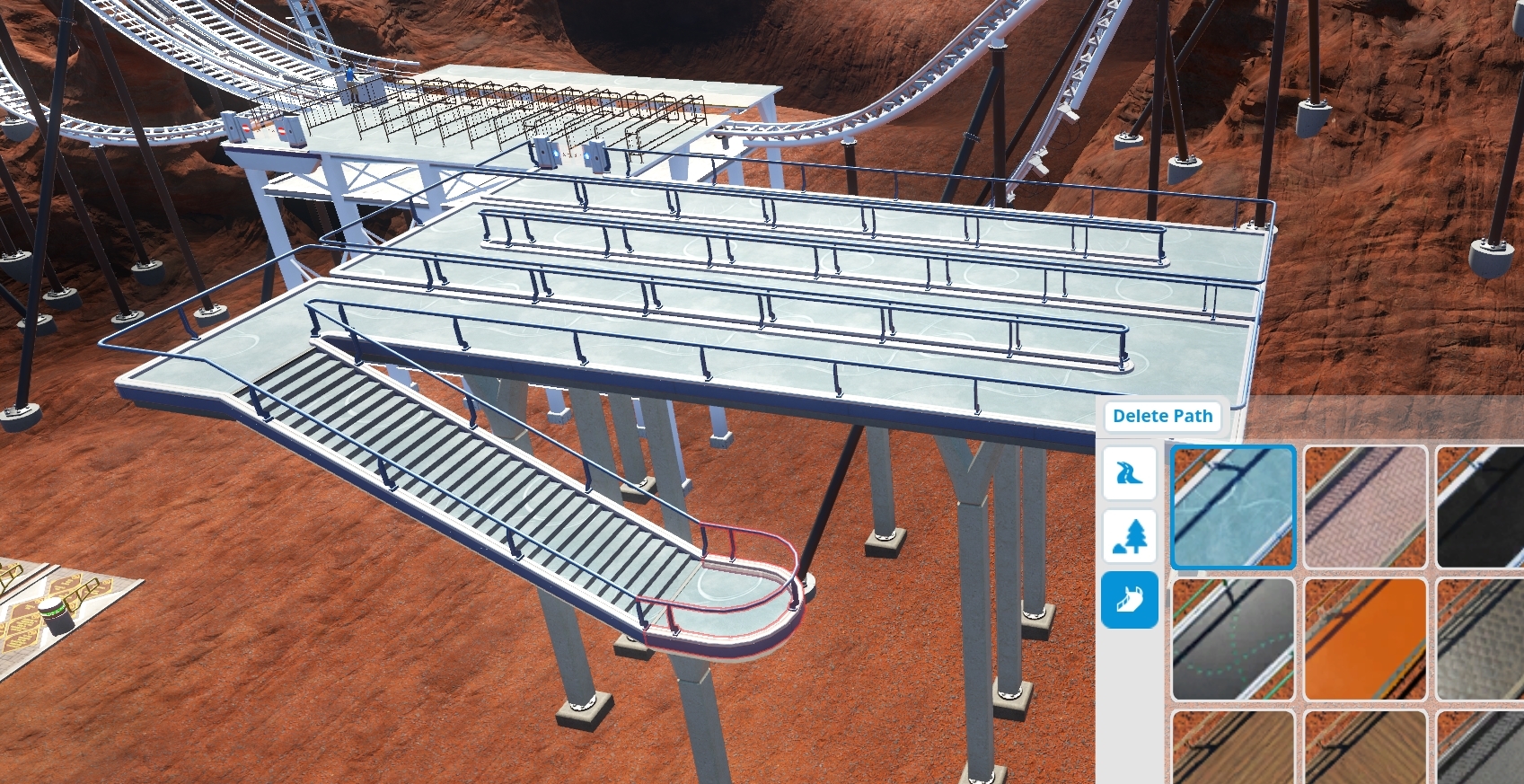 can someone explain to me what is obstructed here Coaster