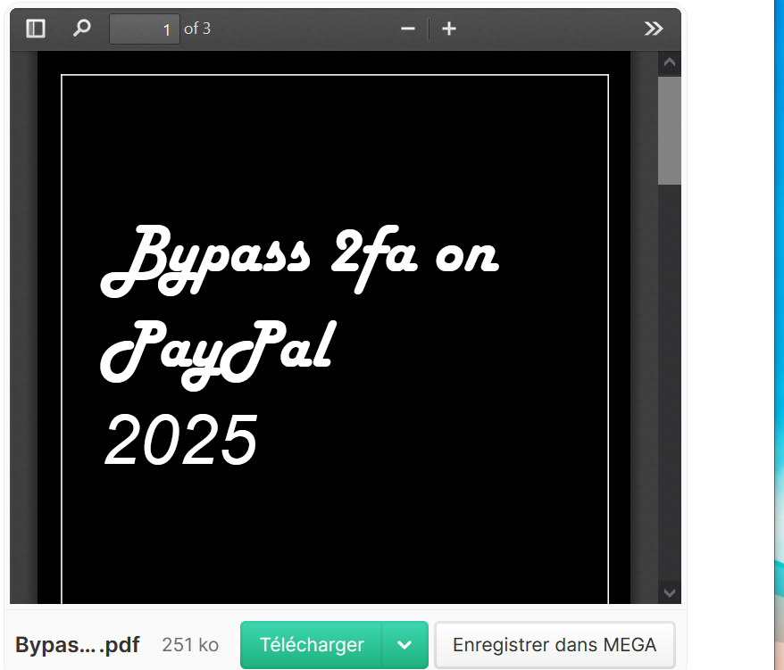 Bypass 2FA on PayPal❤️Fresh-Method✔️-High-Quality-PDF-✔️Latest-