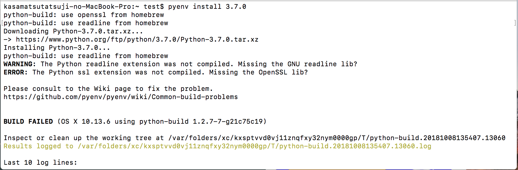 Macos Osx Mac 標準の2系を3系に切り替えできない Teratail