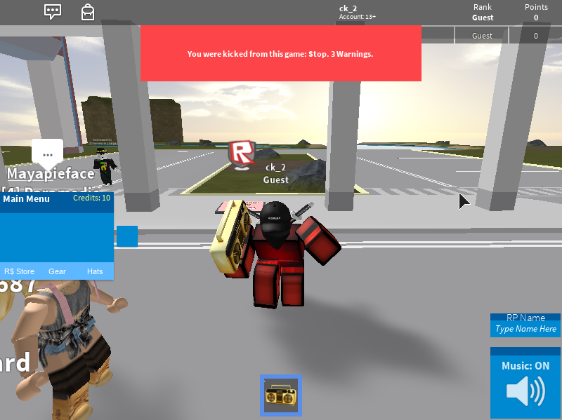 Release Free Boombox In Roblox General Hospital