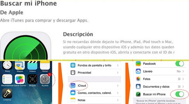App Antirrobo & buscar iphone