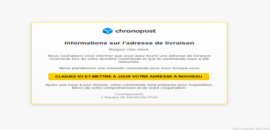 Chronoposte ⚡ Letter High Quality Send Inbox HTML 2025 ⚡