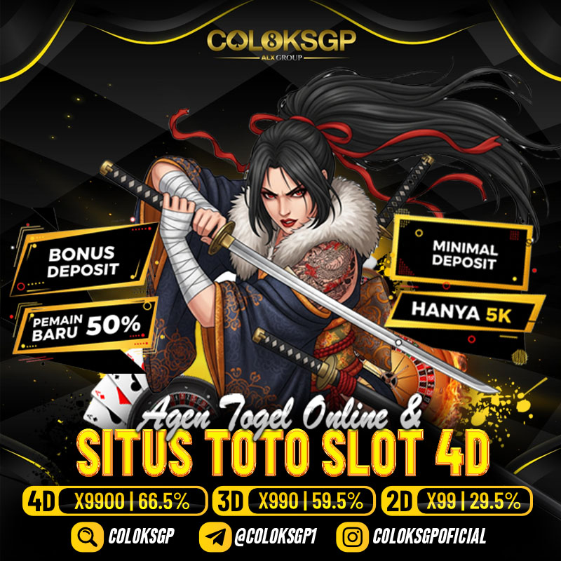 COLOKSGP• Agen Togel Online dan Situs Toto Slot 4D Kelas Papan Atas