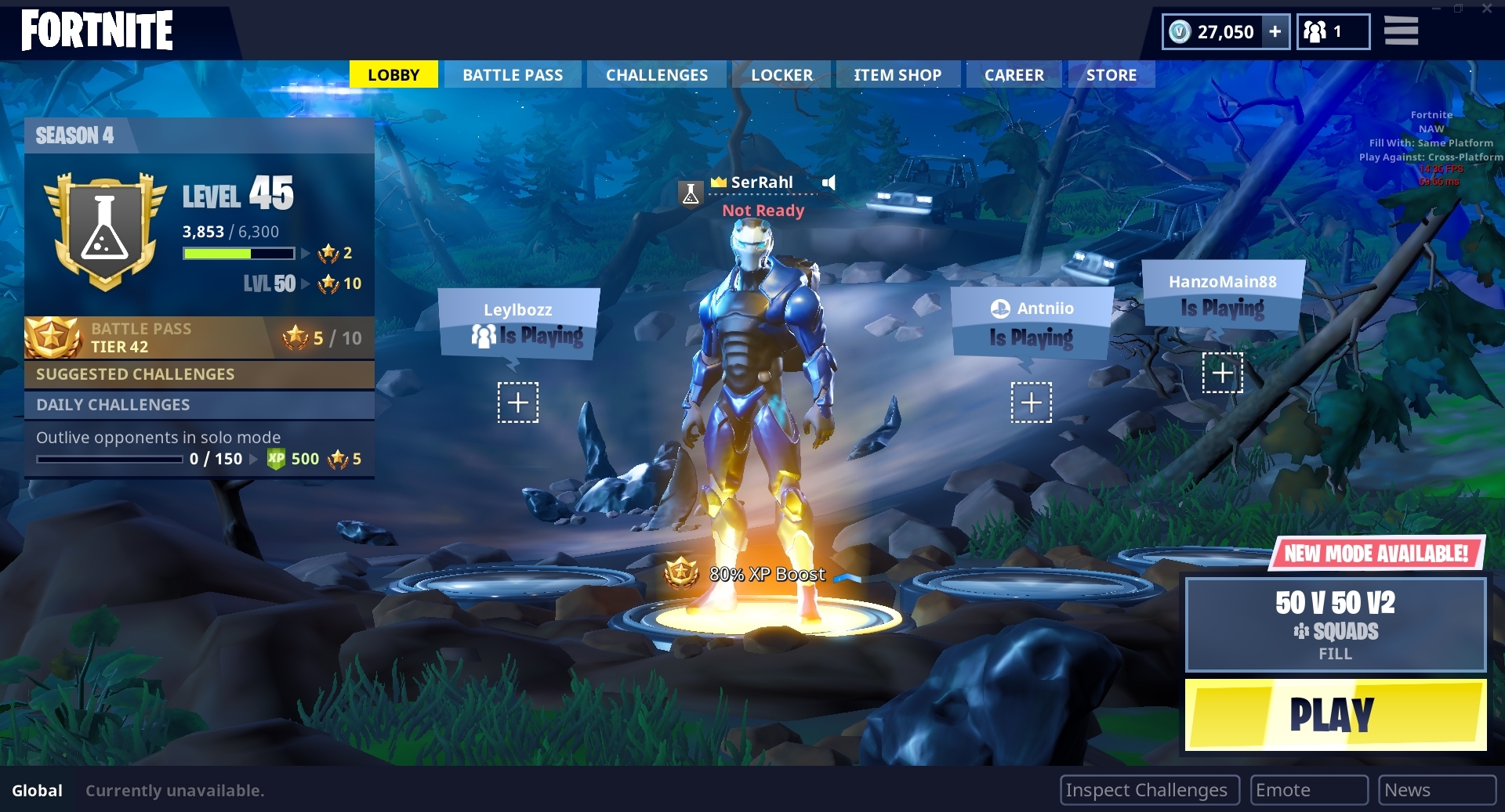 Selling Battle Pass 50 100 Wins Pc Fortnite Account With - img