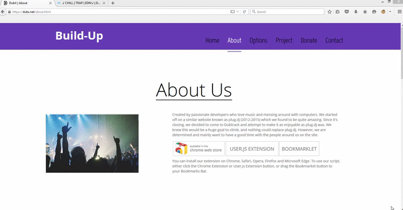 Just click on the User.js button and install