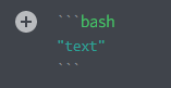 Utilizing the ```bash and "text" inputs to changes the text color to Dark Green. 