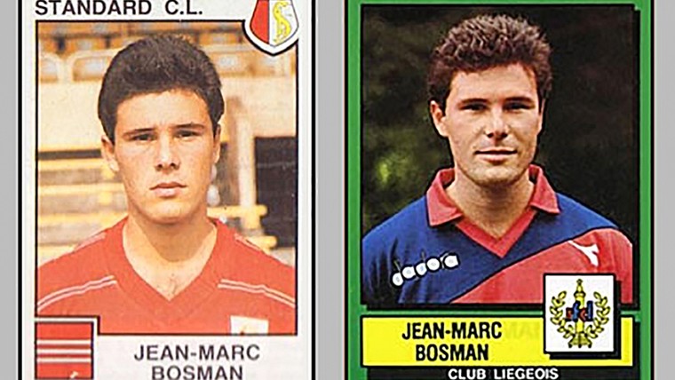 Jean-Marc Bosman als voetballer.