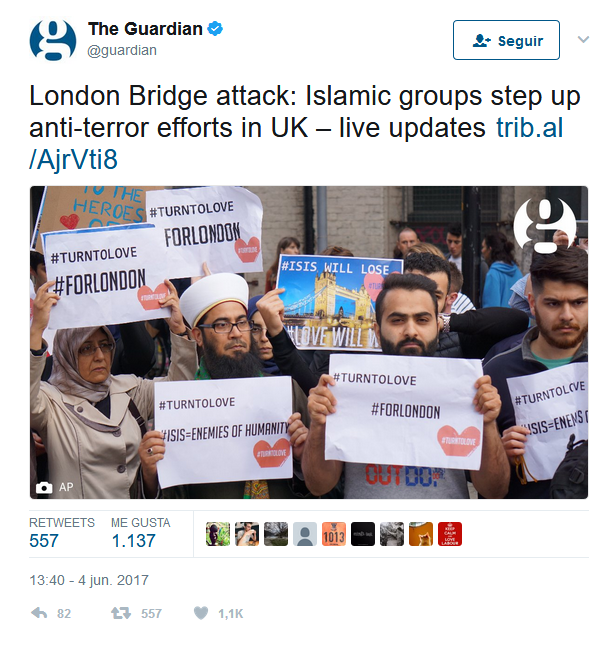 Pillan a la CNN simulando una protesta de musulmanes contra el atentado de Londres