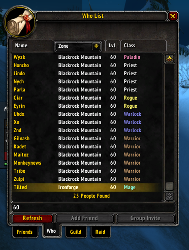 WoW Classic World First Race to Level 60 Leaderboards