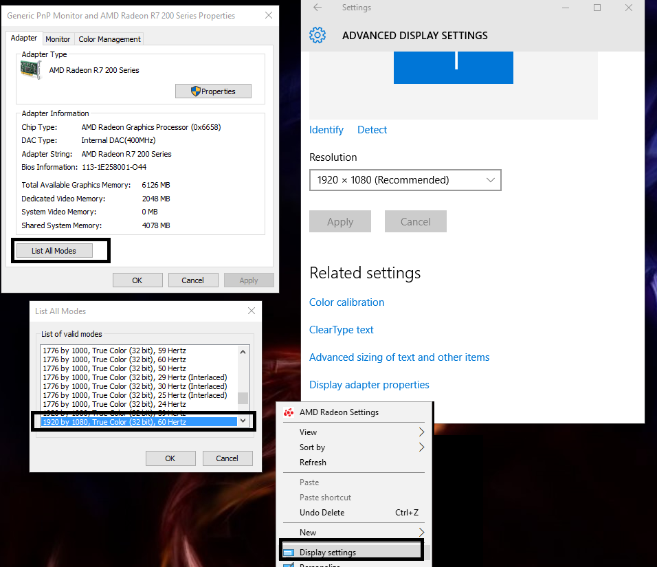 Generic PNP Monitor Samsung. Custom Resolution AMD. Как поменять разрешение в АМД радеон. AMD setting 19.12.1.