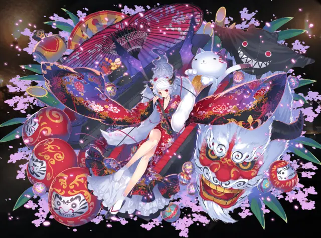 晴れ着ヘカ様＆リズリーの露出が限界突破！ルキファ＆ソラスも参戦で「田中は引けと指令を出してきた」の参考画像 - わんにゃんランド - アイギス攻略まとめ