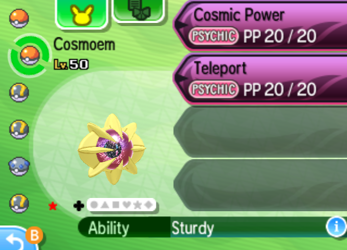 Sun/Moon - Shiny 7th gen Legends and Ultra Beast