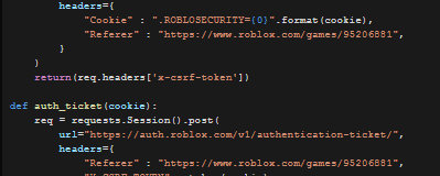 Python Instant Join Game - https://www.roblox.com/develop?view=13