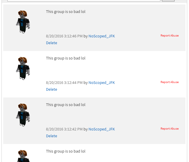 how to post links on group walls roblox