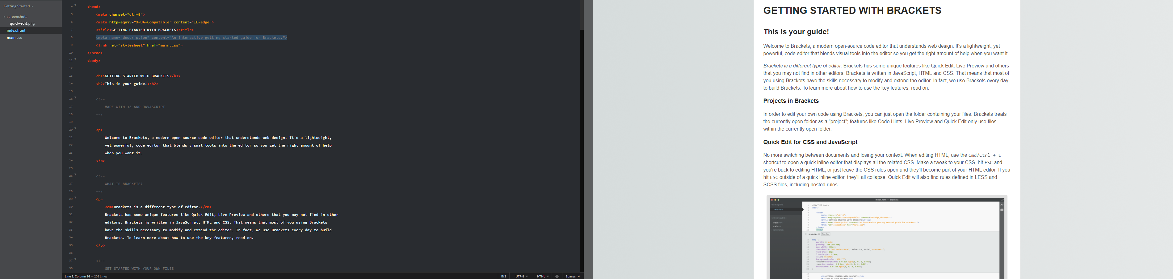 Brackets live preview error... Different from other errors.... · Issue