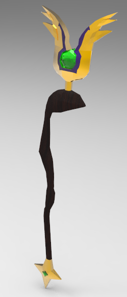 Low poly Staff of Armadyl : r/runescape